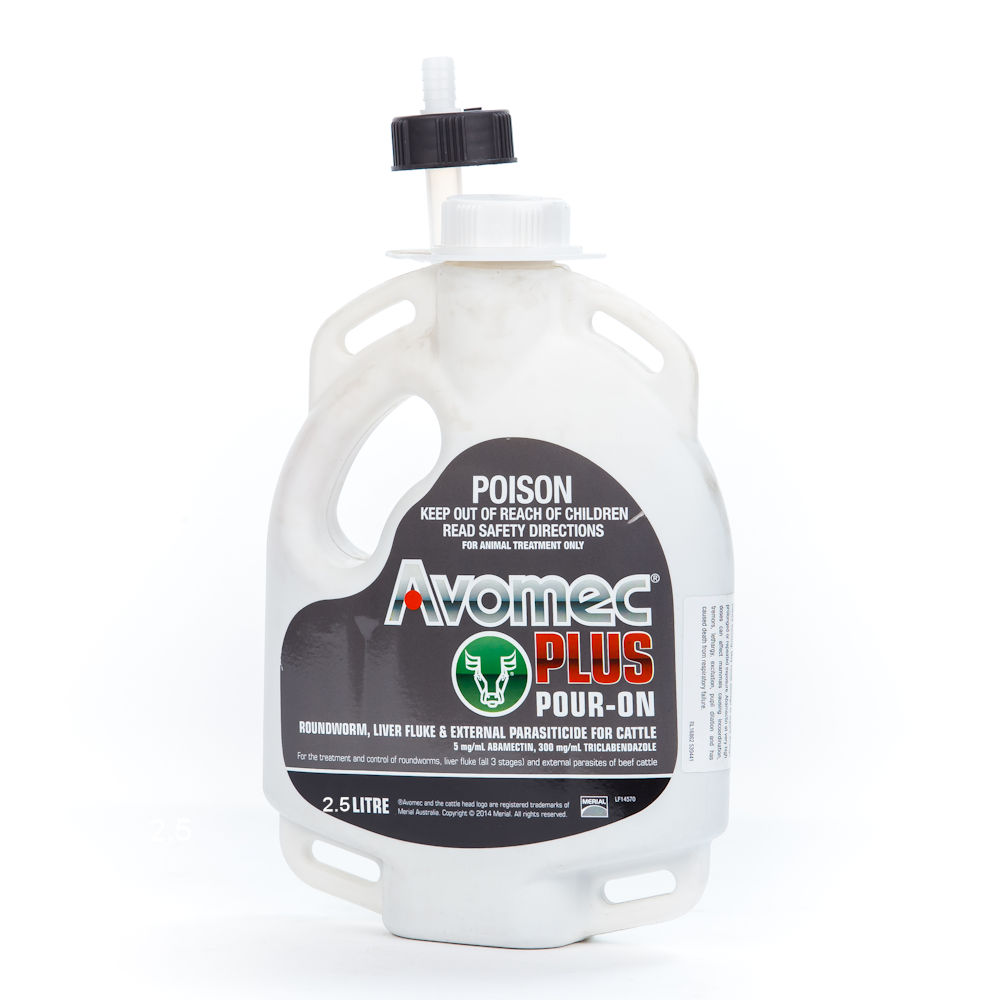 Avomec Plus Cattle Pour-On (Abamectin & Triclabendazole)