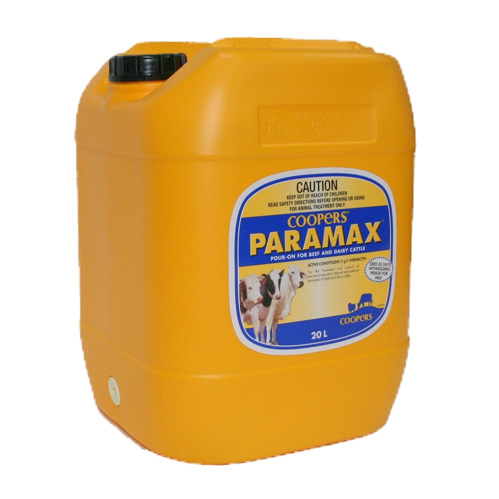 Coopers Paramax Pour-On For Beef And Dairy Cattle (Ivermectin)