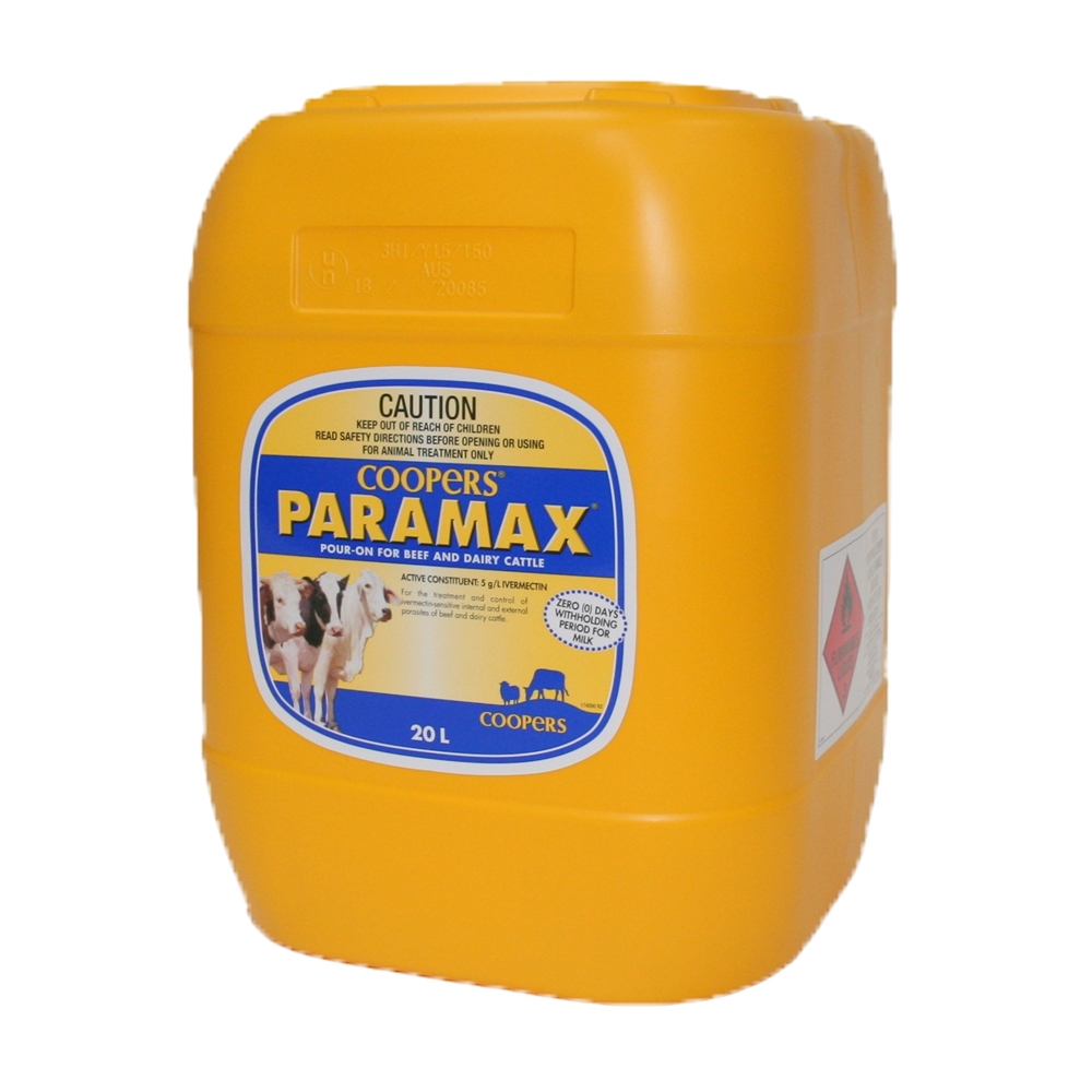 Coopers Paramax Pour-On For Beef And Dairy Cattle (Ivermectin)