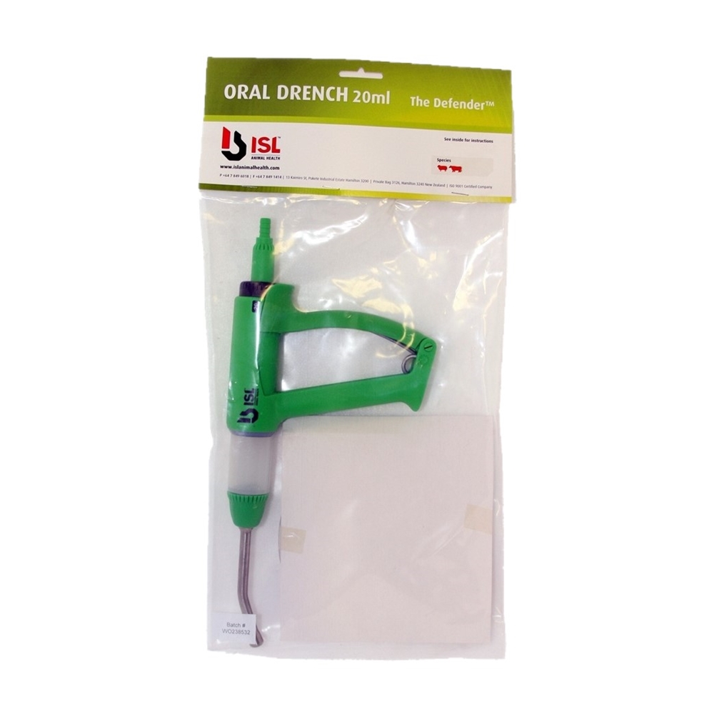 Defender 20mL Plastic Oral Drench Applicator (A10107)