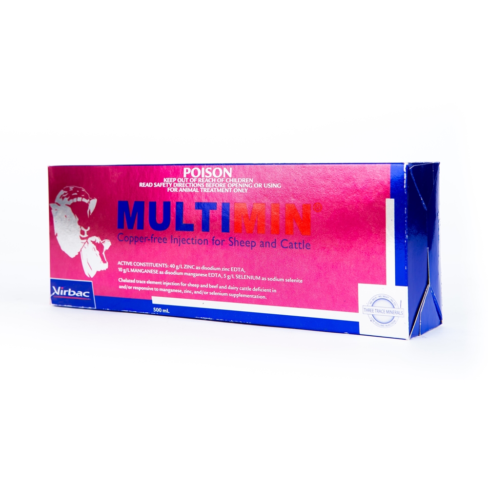 Multimin Copper-Free Injection for Sheep and Cattle