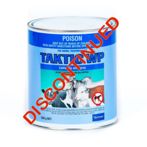 Taktic WP Amitraz Cattle Dip and Spray 500gm Discontinued