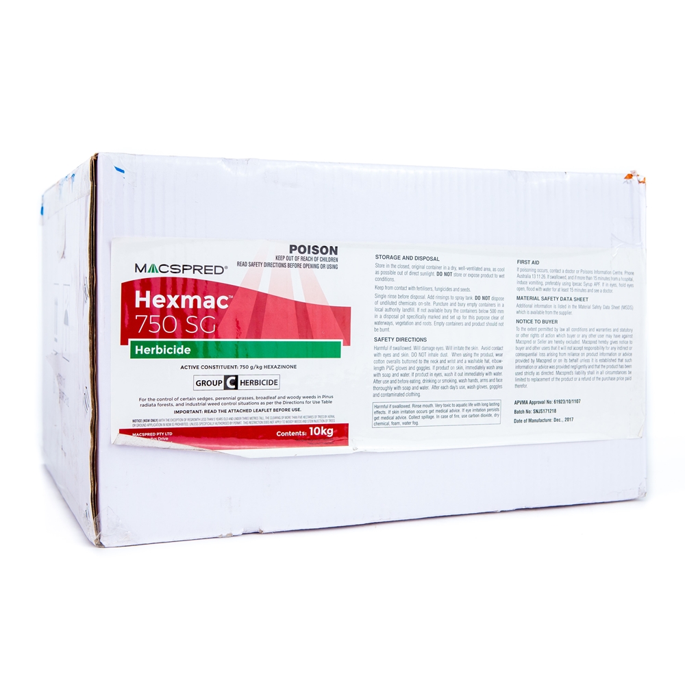 Hexmac 750SG Herbicide (Hexazinone)