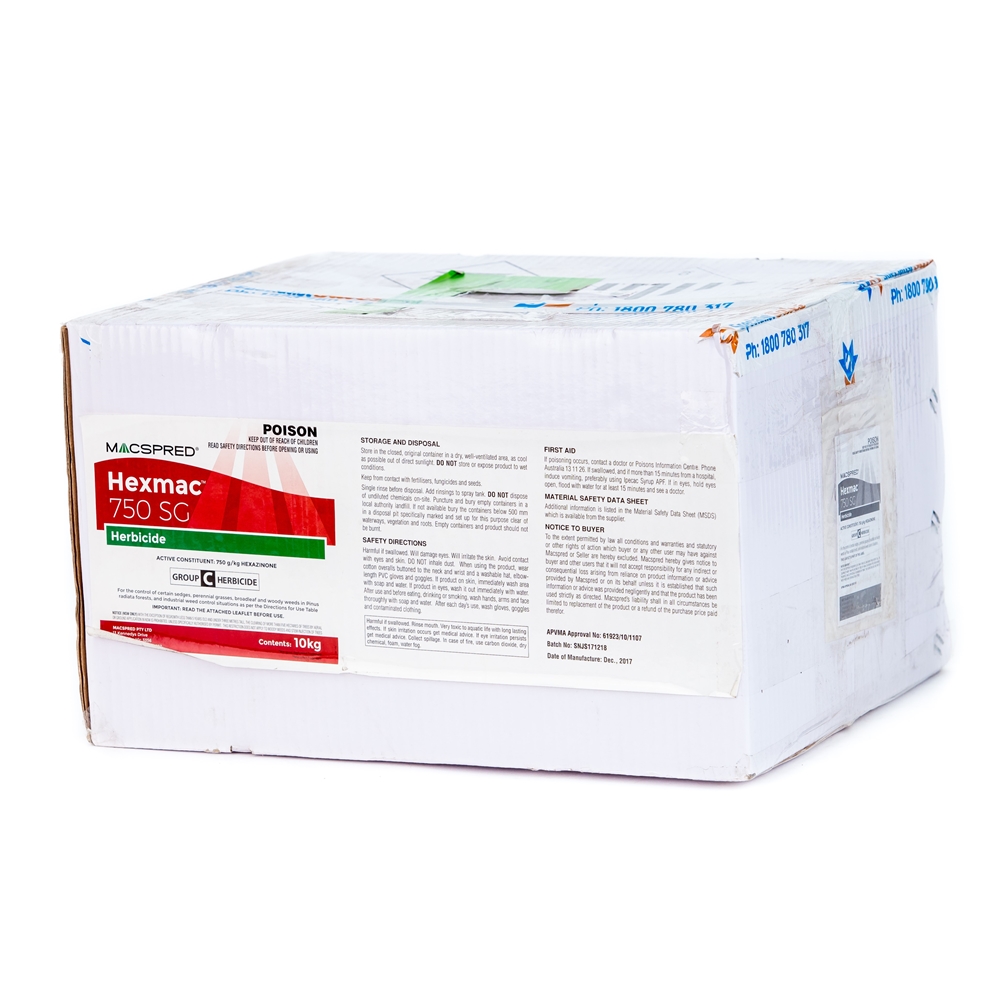 Hexmac 750SG Herbicide (Hexazinone)