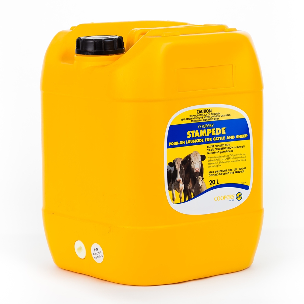 Stampede Pour-On Lousicide For Cattle & Sheep (Diflubenzuron)