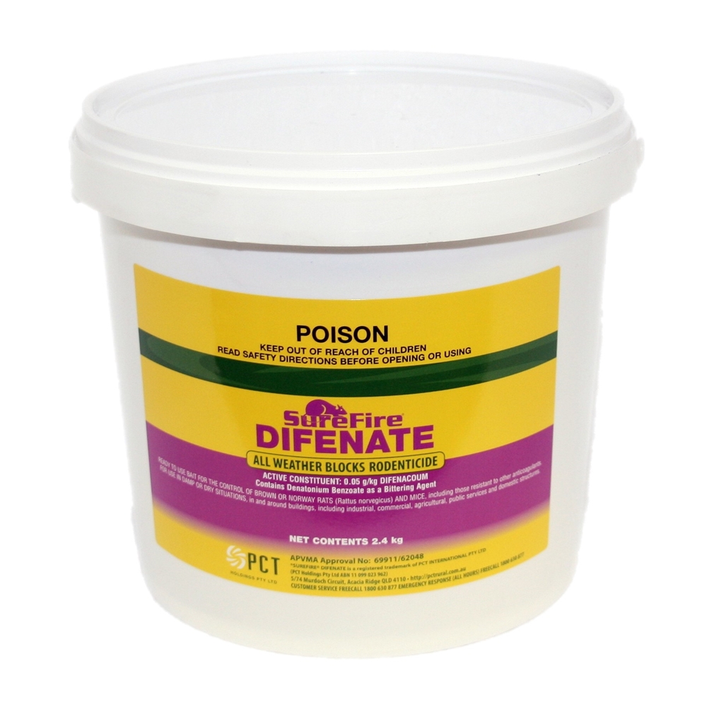 Surefire Difenate Blocks Rodenticide (Difenacoum)