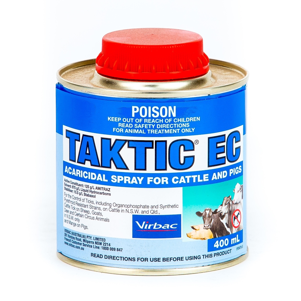 Taktic EC Acaricidal Spray For Cattle and Pigs (Amitraz)