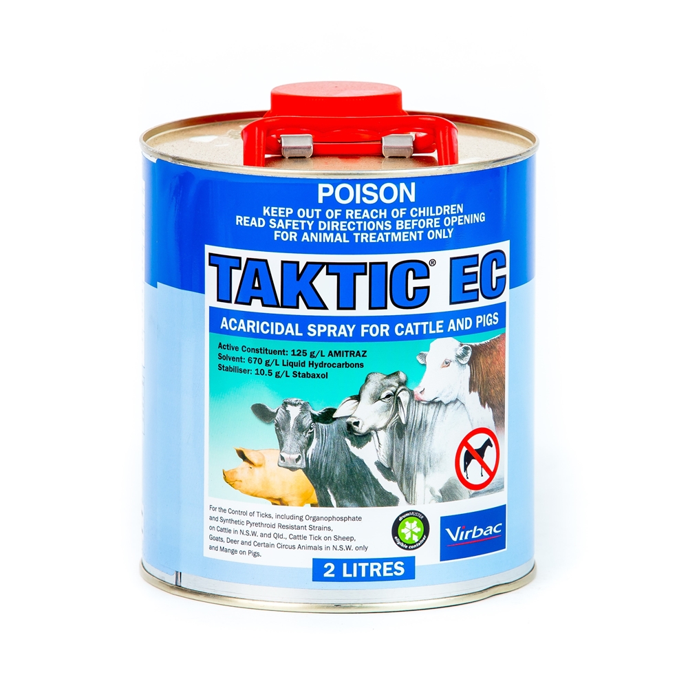 Taktic EC Acaricidal Spray For Cattle and Pigs (Amitraz)