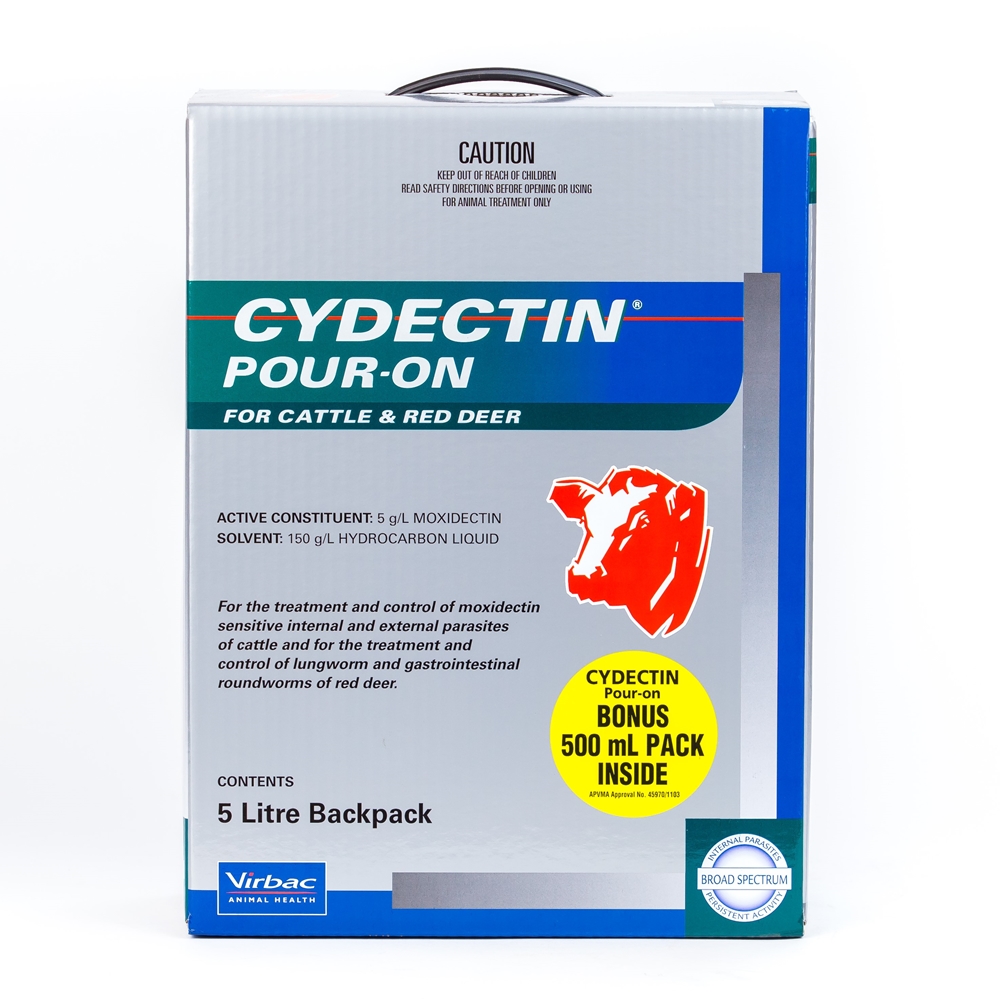 Cydectin Pour-On For Cattle & Red Deer