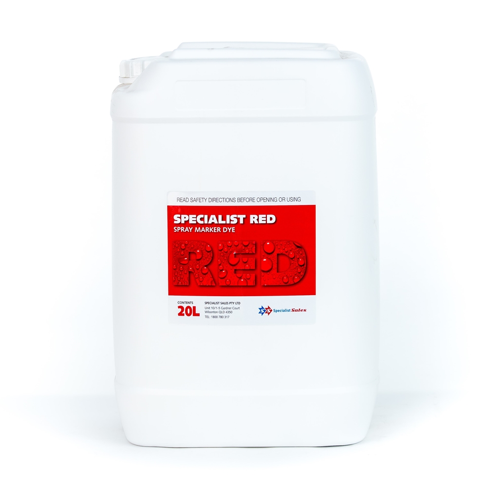 Specialist Red Spray Marker Dye (Rhodamine)