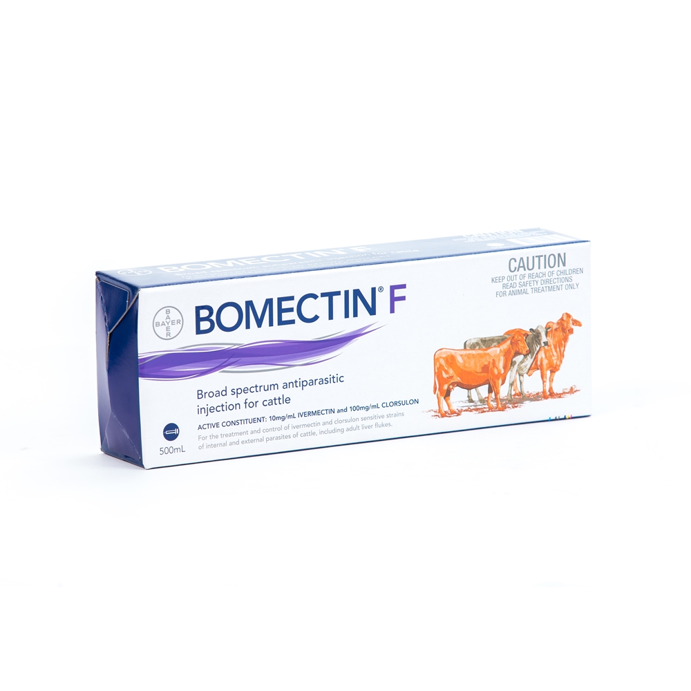 Bomectin F Injection For Cattle (Ivermectin & Clorsulon)