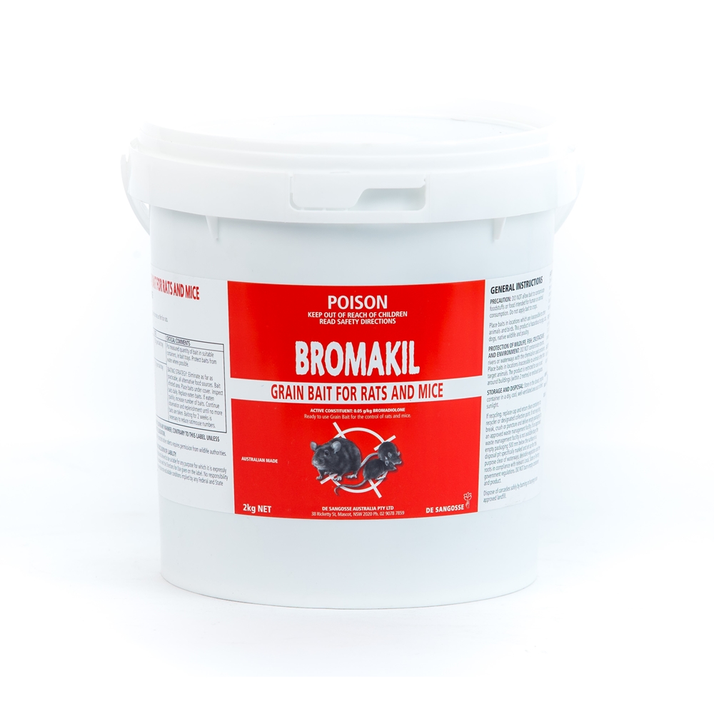 Bromakil Grain Bait For Rats and Mice (Bromadiolone)