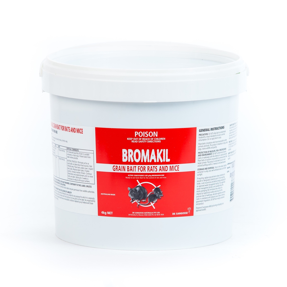 Bromakil Grain Bait For Rats and Mice (Bromadiolone)