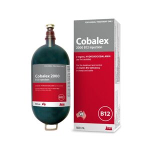 Cobalex 2000 Hydroxocobalamin B12 Injection 500mL