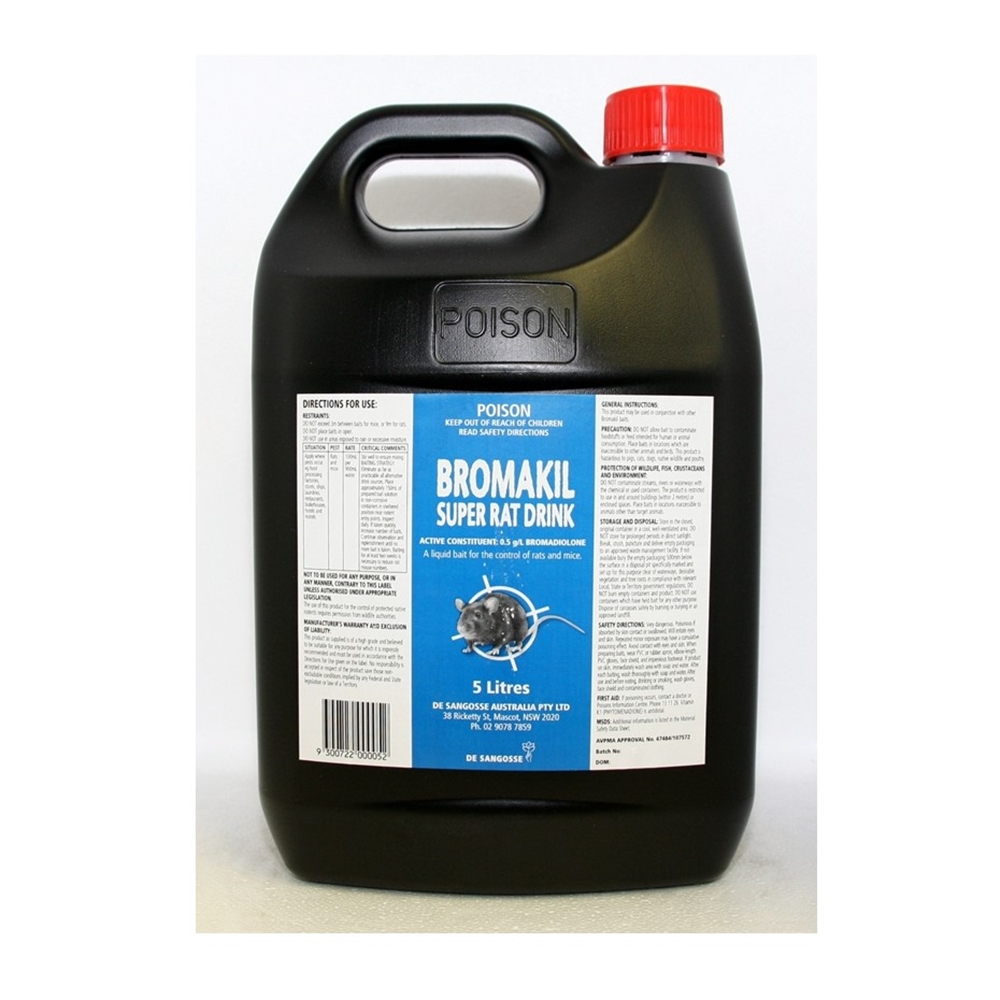 Bromakil Super Rat Drink (Bromadiolone)