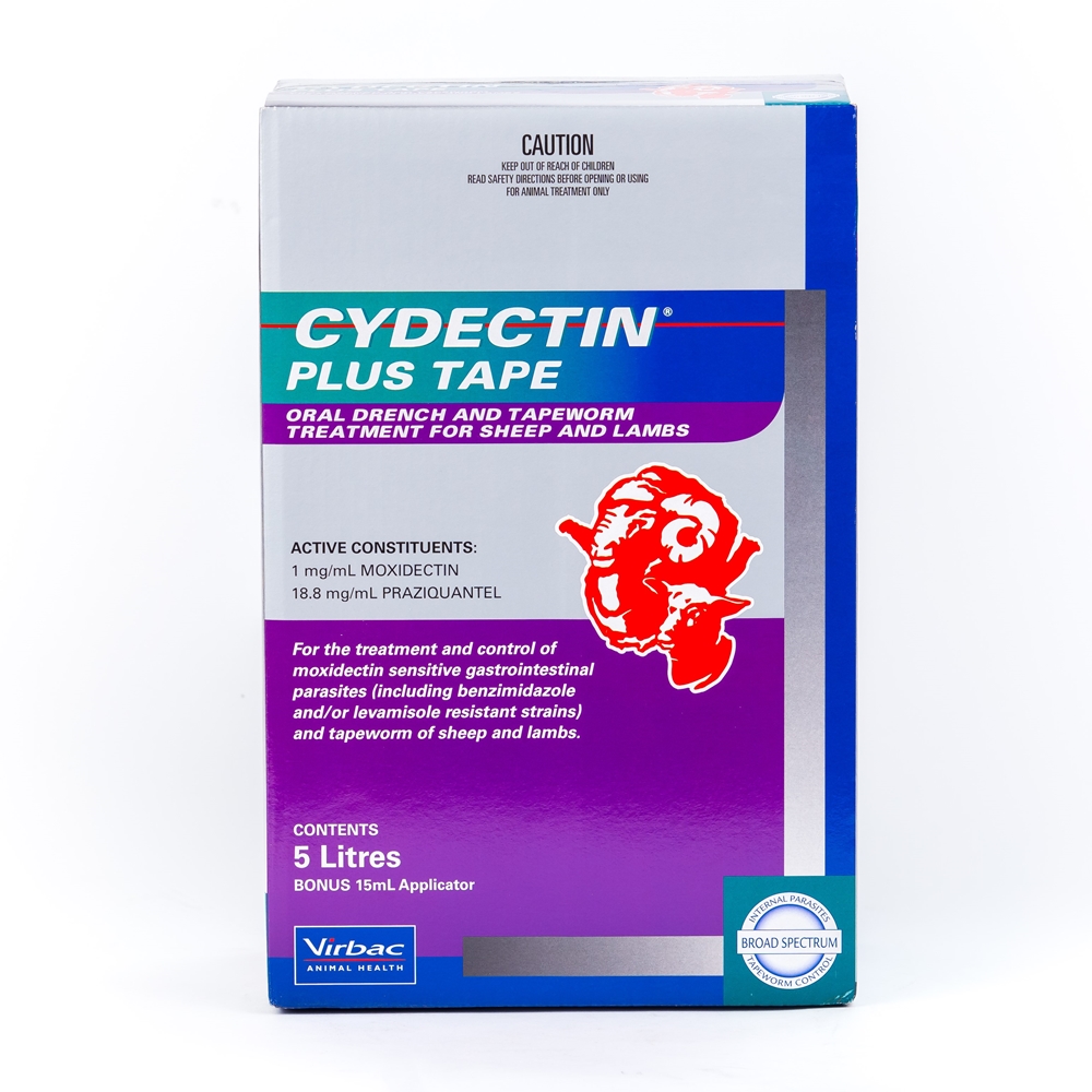 Cydectin Plus Tape Oral Sheep Drench (Moxidectin & Praziquantel)