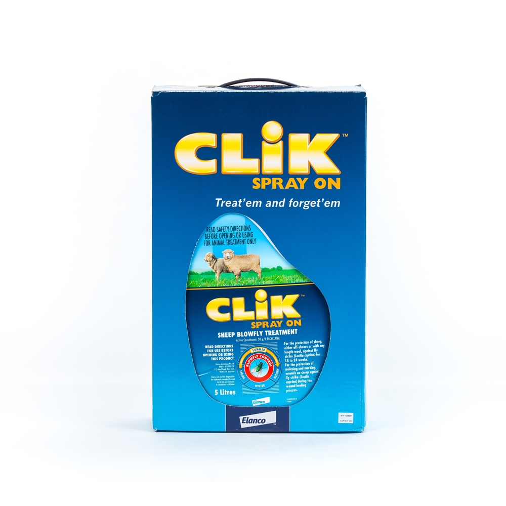 CLiK Spray-On Sheep Blowfly Treatment (Dicyclanil)