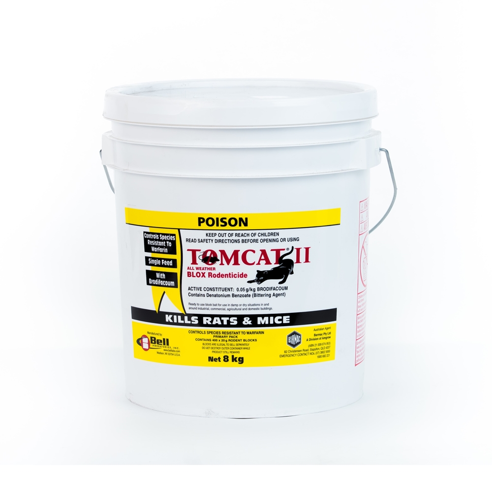 TomCat II All Weather Blox Rodenticide (Brodifacoum)