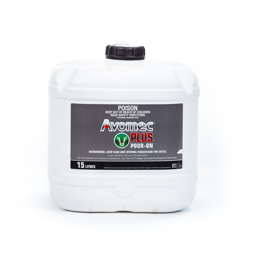 Avomec Plus Cattle Pour-On (Abamectin & Triclabendazole)