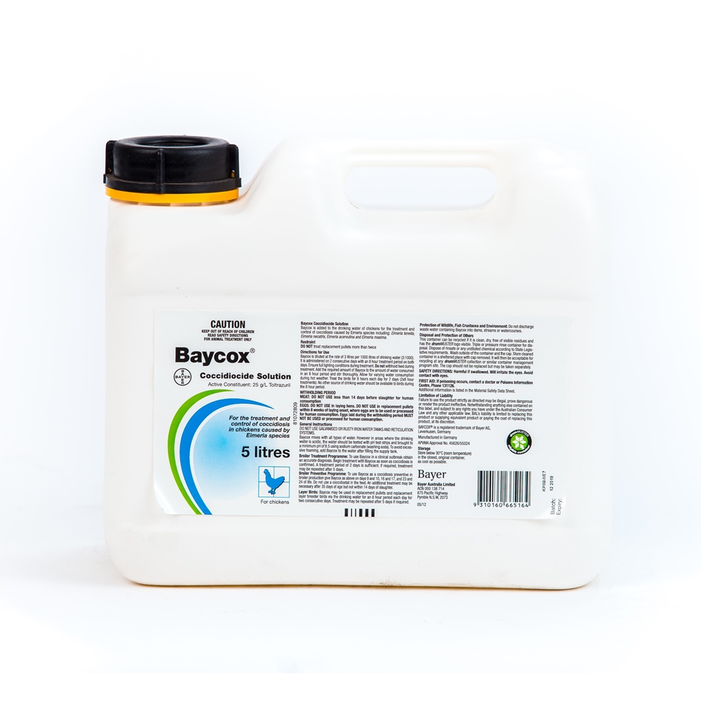 Baycox Poultry Coccidiocide Solution