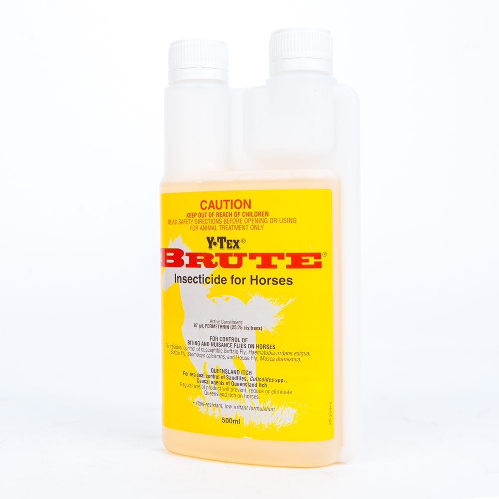 Y-Tex Brute Insecticide For Horses (+ Mitt)
