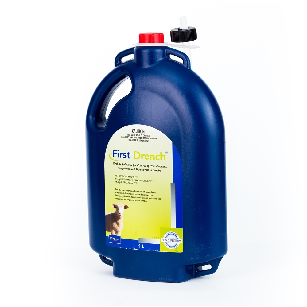 First Drench For Lambs (Levamisole & Praziquantel)