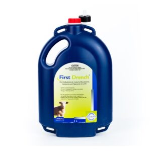 First Drench Oral Anthelmintic for Control of Roundworms, Lungworms and Tapeworms in Lambs 5-Litre