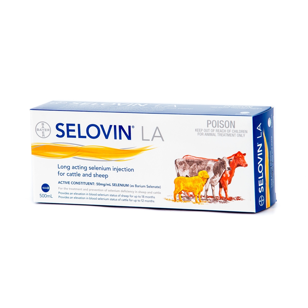 Selovin LA For Sheep & Cattle (Selenium)