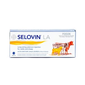 Selovin LA Long Acting Selenium Injection for Cattle & Sheep 500mL