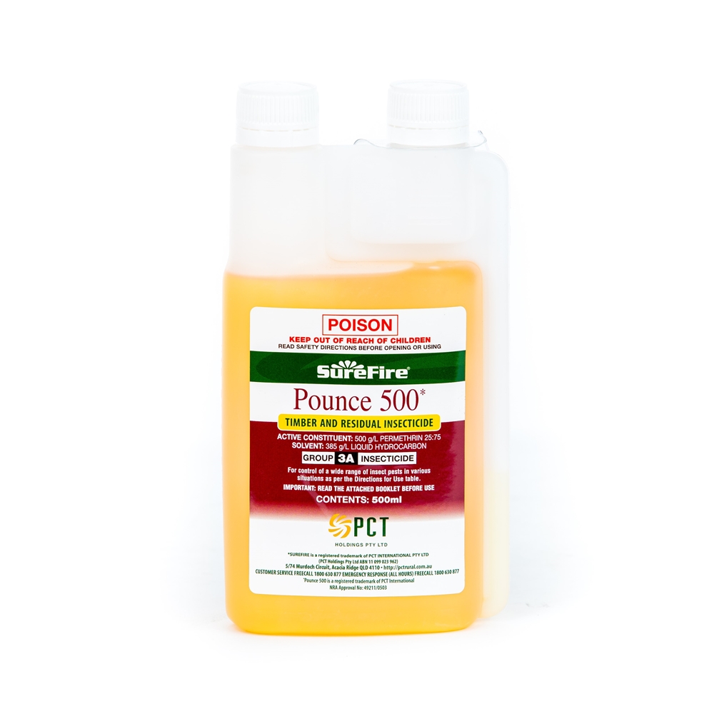Pounce 500 Timber and Residual Insecticide (Permethrin)