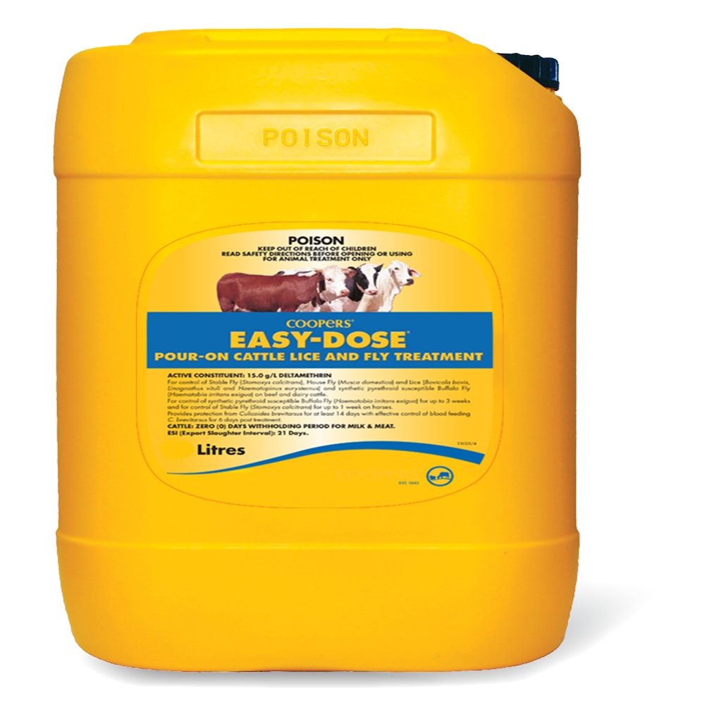 Coopers Easy-Dose Pour-On Cattle Lice & Fly Treatment