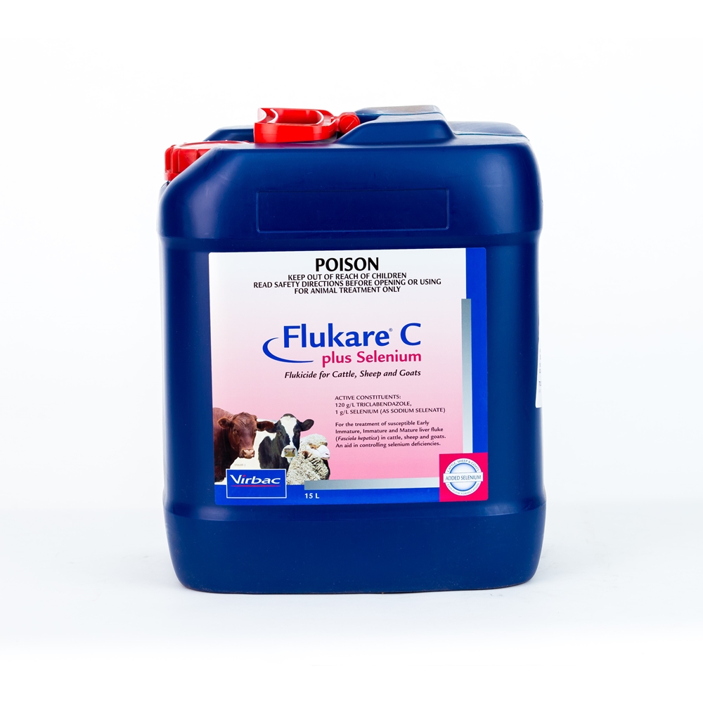 Flukare C Plus Selenium Flukicide (Triclabendazole & Selenium)