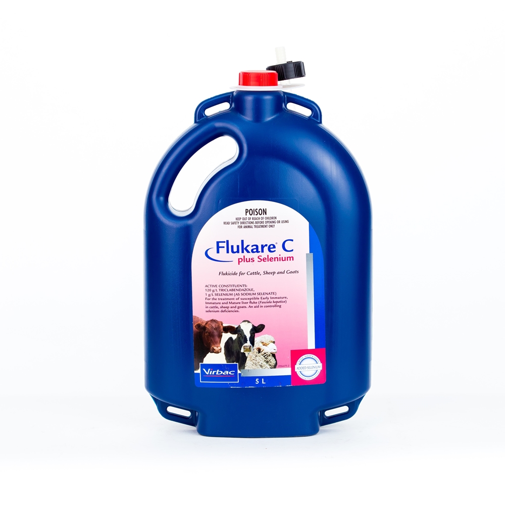 Flukare C Plus Selenium Flukicide (Triclabendazole & Selenium)