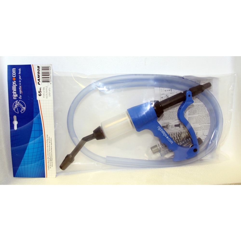 NJ Phillips 65ml Plastic Pour-On Drench Applicator (PAM908)