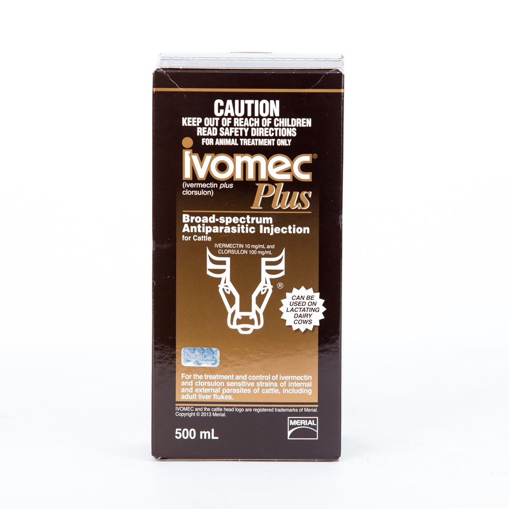 Ivomec Plus Injection For Cattle (Ivermectin & Clorsulon)