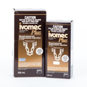 Ivomec Plus Ivermectin Clorsulon Broadspectrum Antiparasitic Inection for Cattle 200mL & 500mL