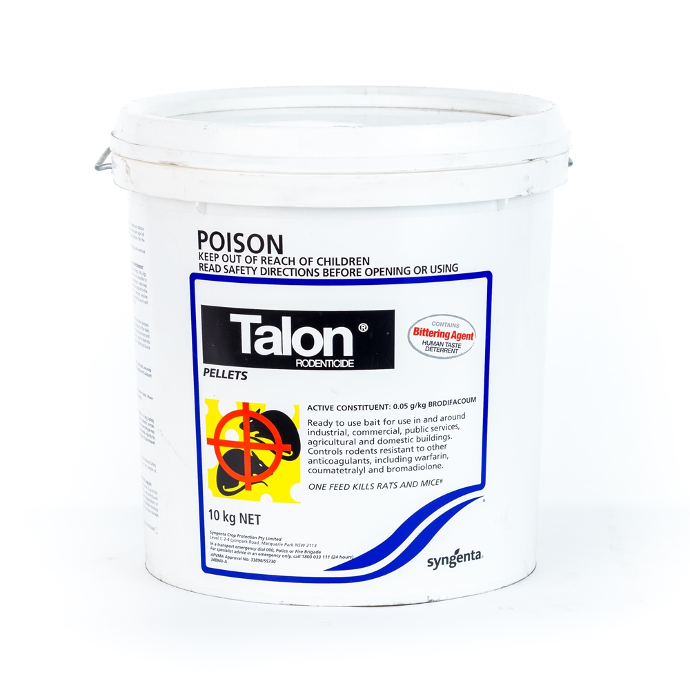 Talon Rat & Mouse Killer Pellets (Brodifacoum)