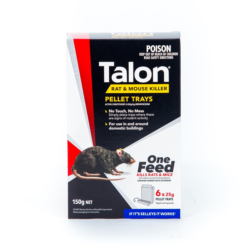 Talon Rat & Mouse Killer Pellets (Brodifacoum)