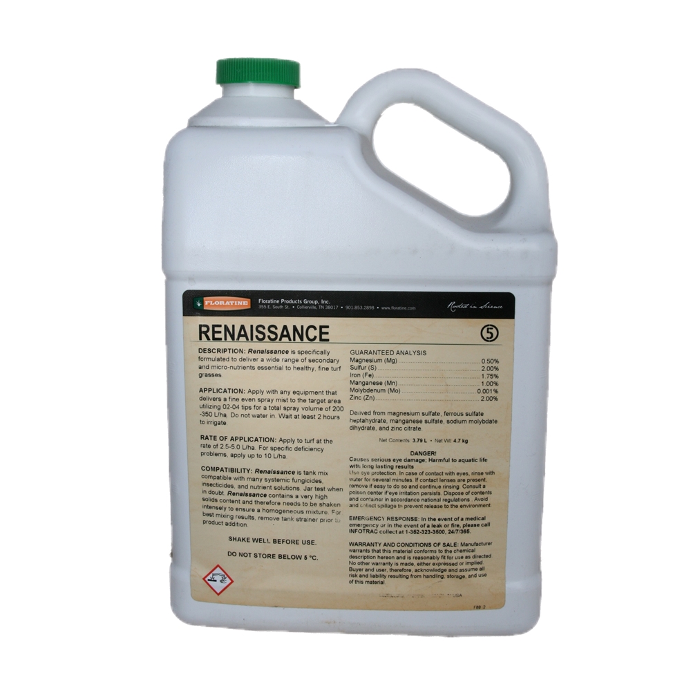 Renaissance Turf Biostimulant - Micronutrients Package.