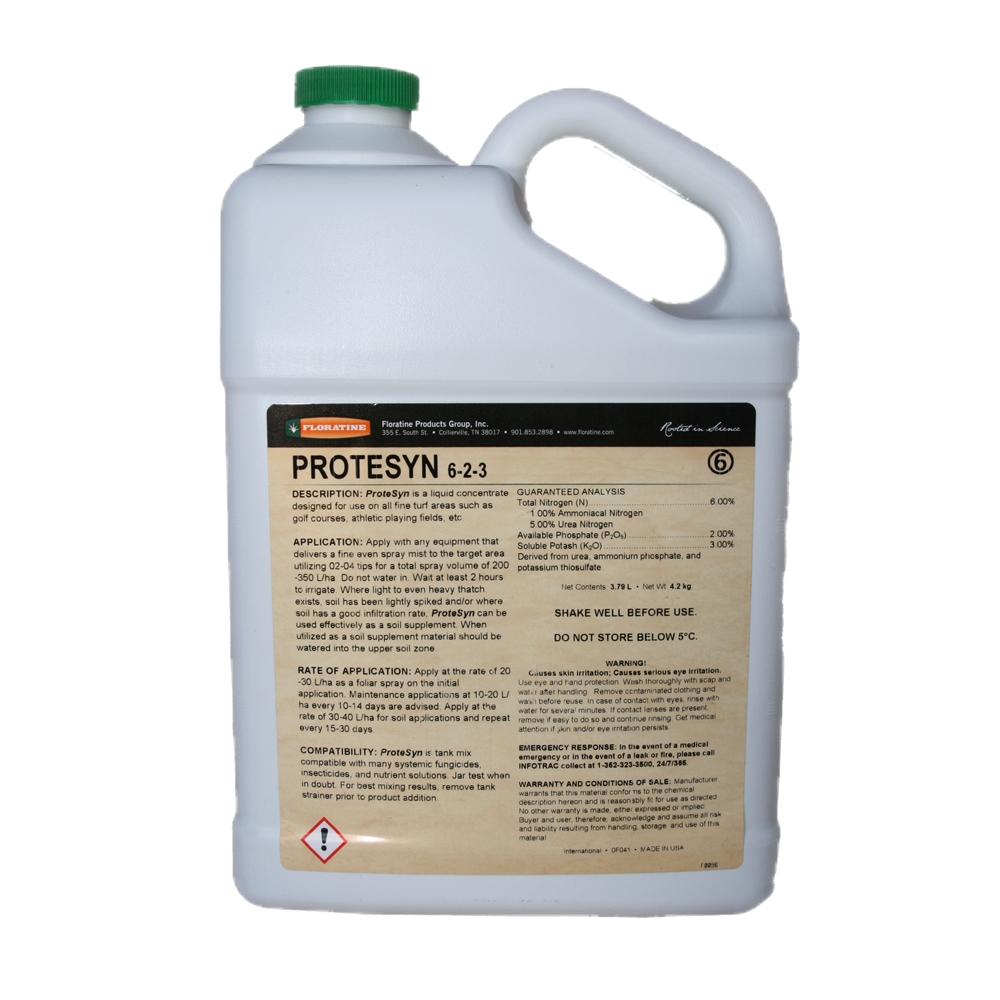 ProteSyn Turf Biostimulant (6-2-3) - Healthy turf in low light/shade.