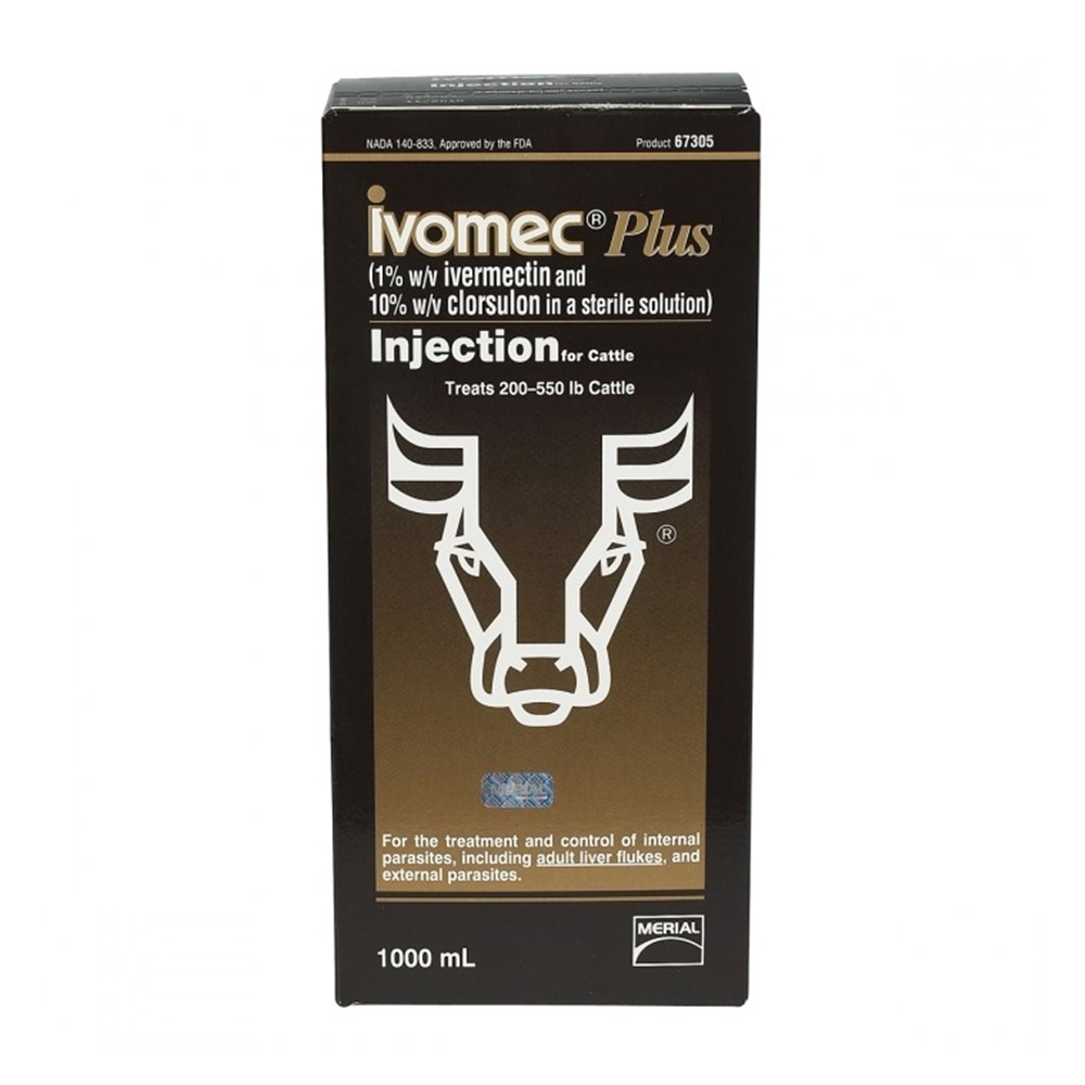 Ivomec Plus Injection For Cattle (Ivermectin & Clorsulon)