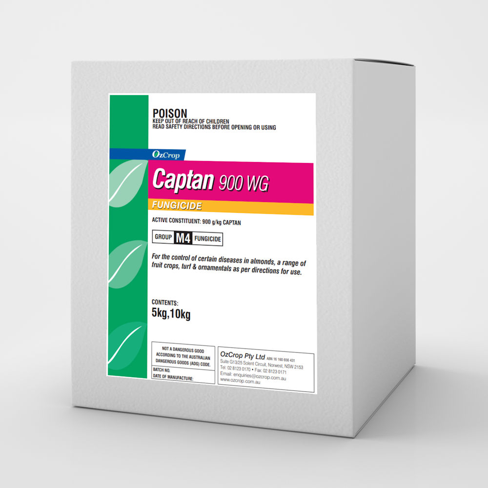OzCrop Captan 900WG Fungicide 10kg