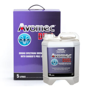 Avomec Duel Abamectin Closantel Broad Spectrum Sheep Drench 5-Litre & 10-Litre