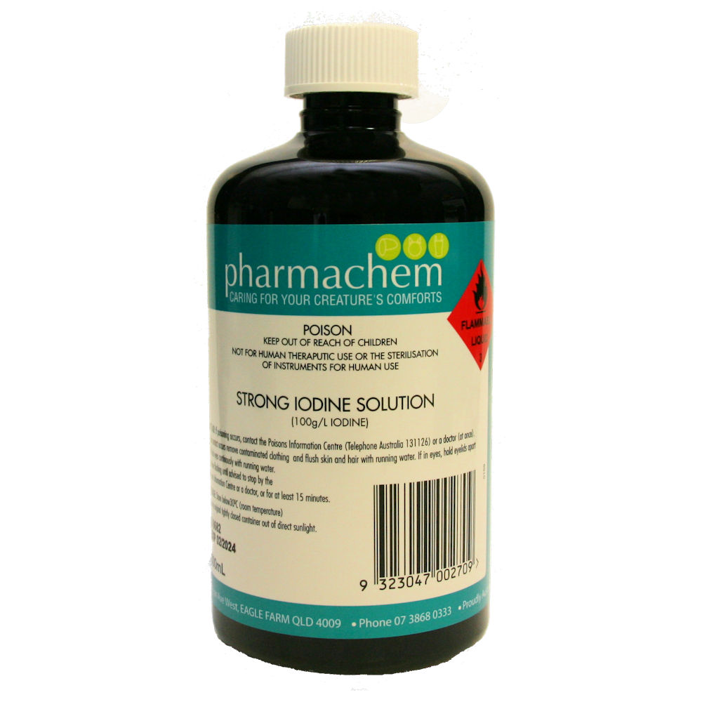 Pharmachem Iodine Solution Strong 10% 500mL