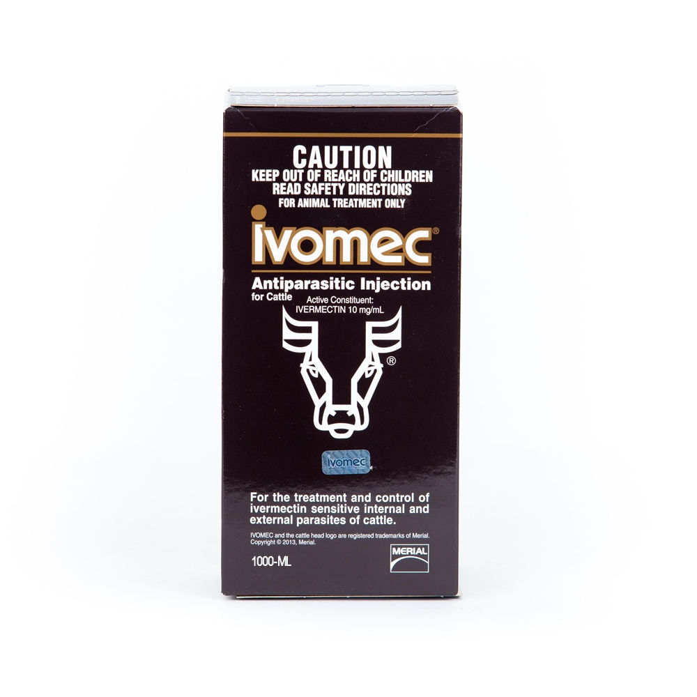 Ivomec Ivermectin Antiparasitic Cattle Injection 1000mL