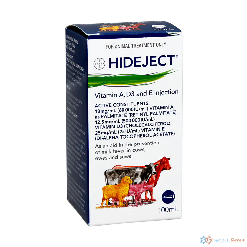 Hideject Vitamin A, D3 and E Injection