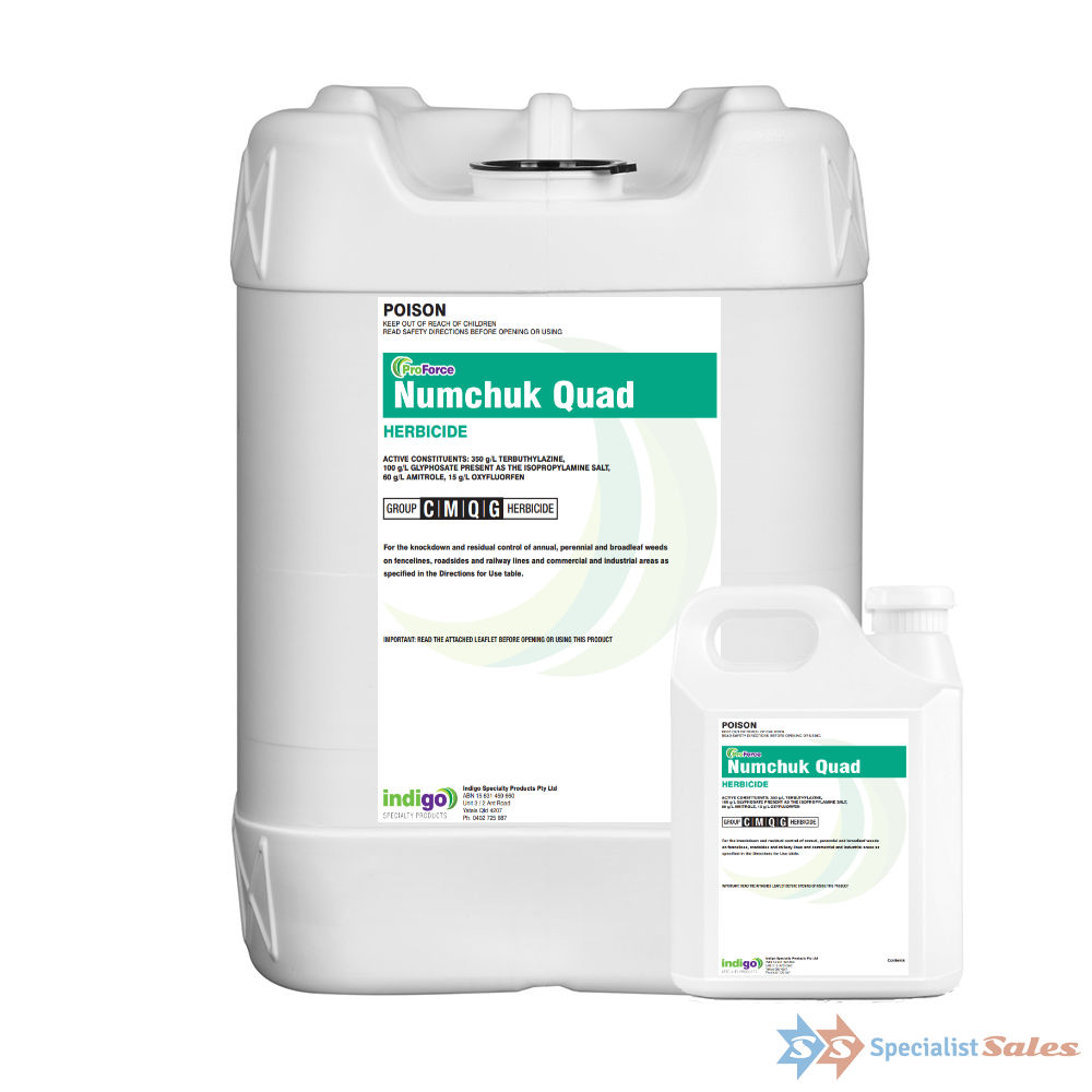 Numchuk Quad Herbicide 1-Litre & 20-Litre