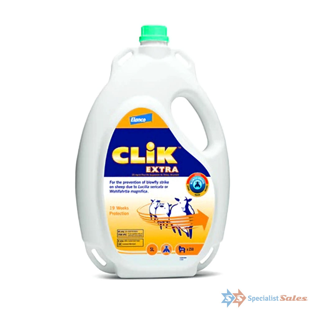 CLiK Extra Spray-On Sheep Blowfly Treatment 5-Litre
