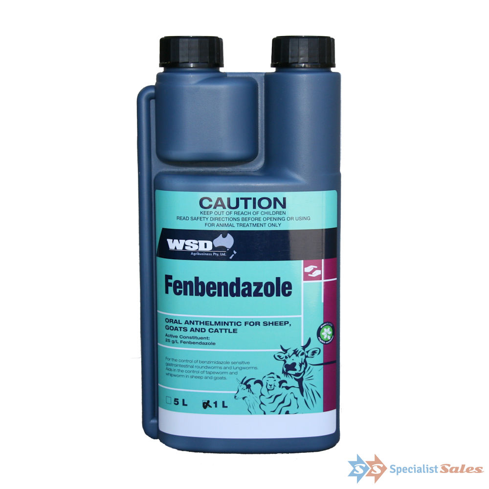 WSD Fenbendazole 25 Oral Anthelmintic For Sheep, Goats And Cattle