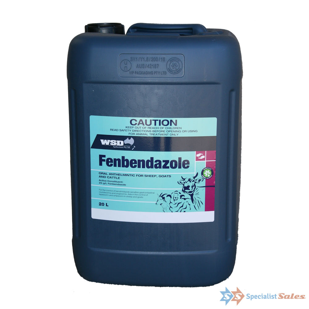 WSD Fenbendazole 25 Oral Anthelmintic For Sheep, Goats And Cattle